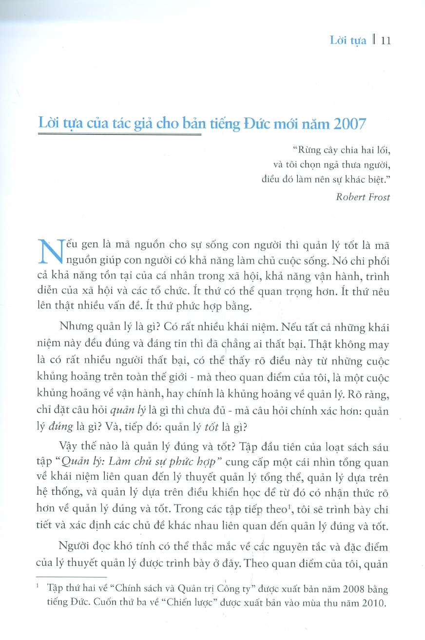 Quản Lý - Những Điều Cốt Lõi (Dành cho mọi cá nhân, tổ chức và doanh nghiệp)