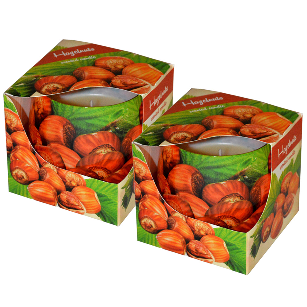 Combo 2 ly nến thơm tinh dầu Admit Hazelnuts 100g - hương hạt phỉ, nến trang trí, thơm phòng, thư giãn, khử mùi