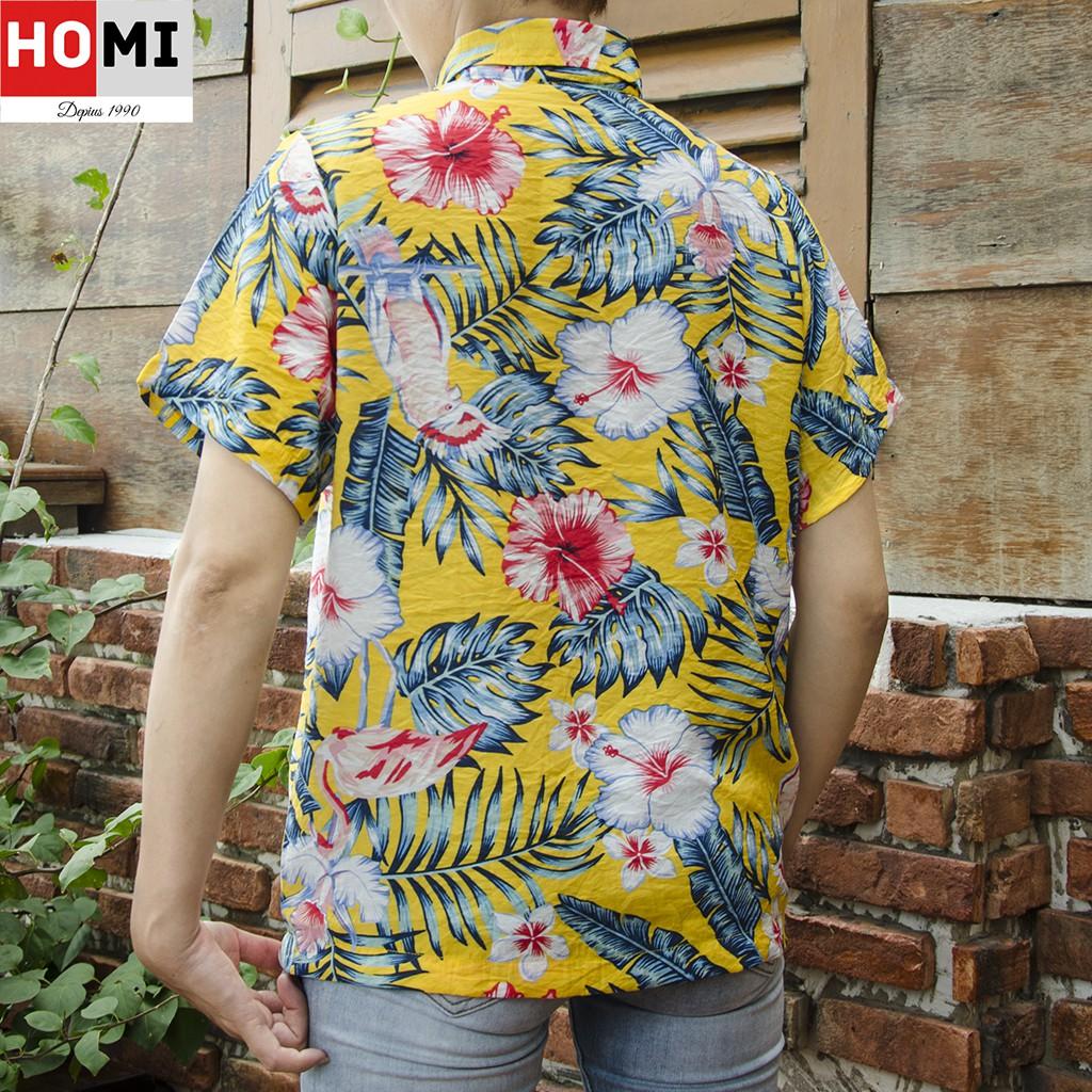 ÁO SƠ MI ÁO SƠ MI HOA VÀNG