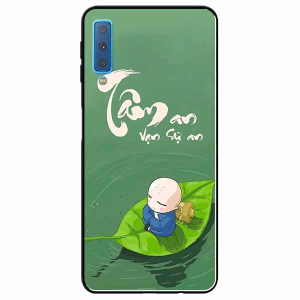 Ốp lưng dành cho Samsung A7 2018 mẫu Tâm Chiếc Lá