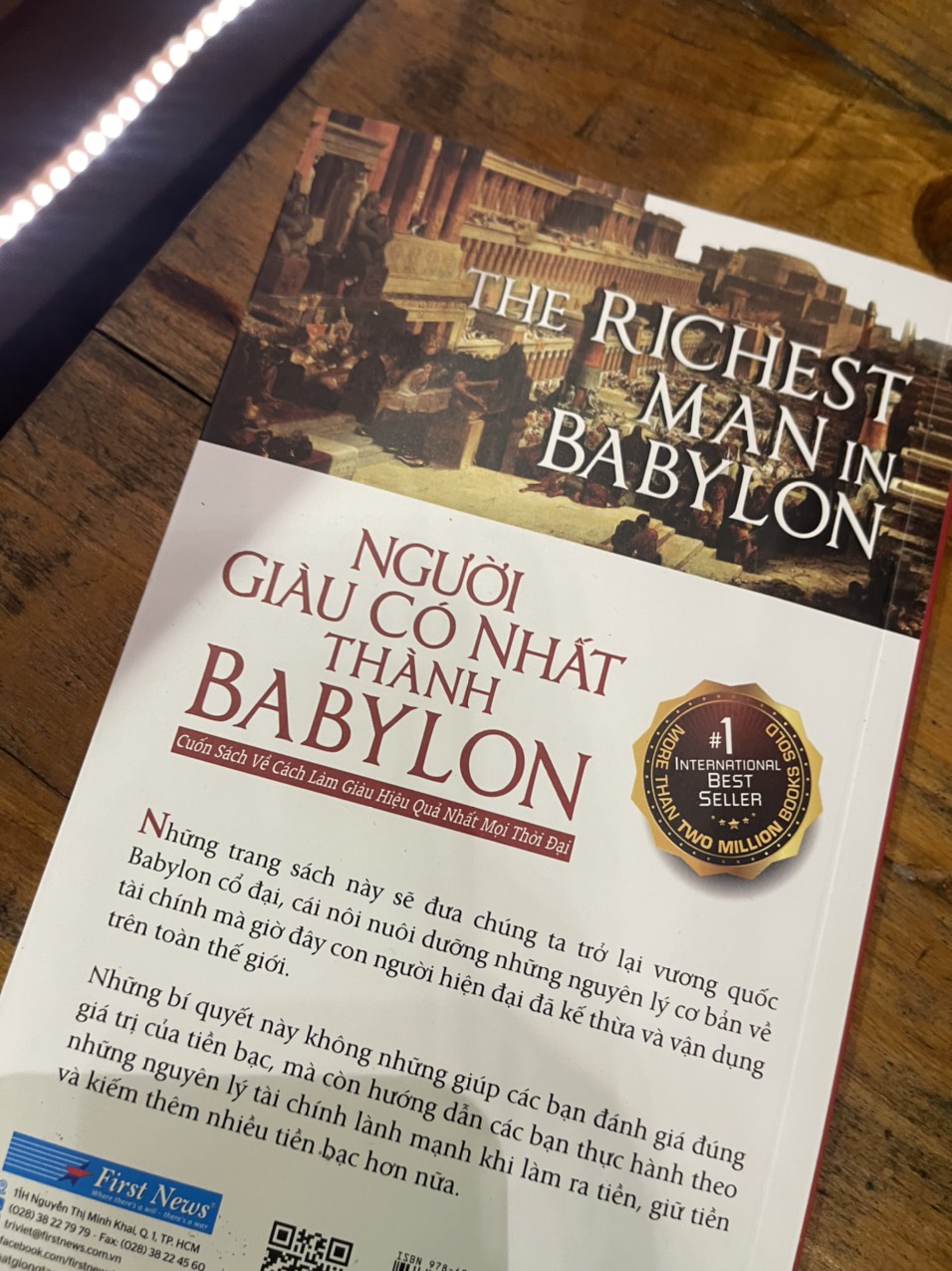 (#1 international bestseller) NGƯỜI GIÀU CÓ NHẤT THÀNH BABYLON - George S.Clason - First News – Võ Hưng Thanh dịch - bìa mềm