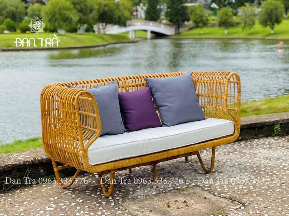 Ghế Sofa Mây Tổ Chim, Ghế Mây Đọc Sách- Ghế Mây Uống Trà- Ghế Mây Decor Phòng Khách-Nội Thất Mây Tre ĐAN TRÀ