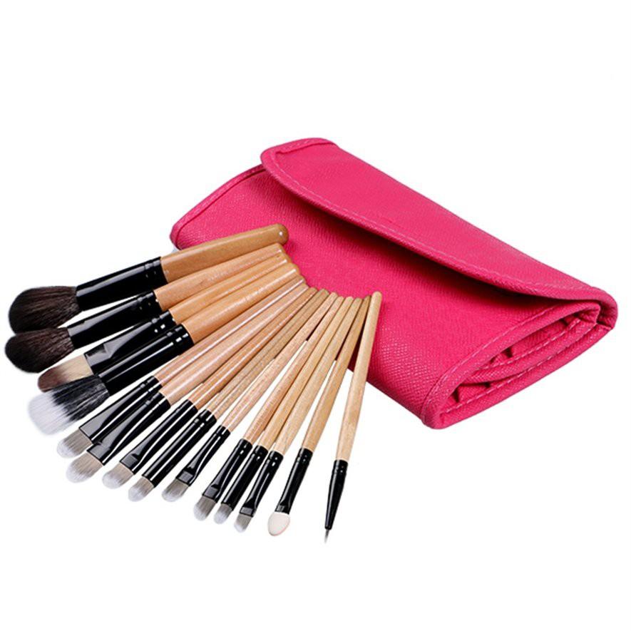 Set 12 Cọ Trang Điểm 2 Tặng Kèm Túi Đựng Tiện Dụng
