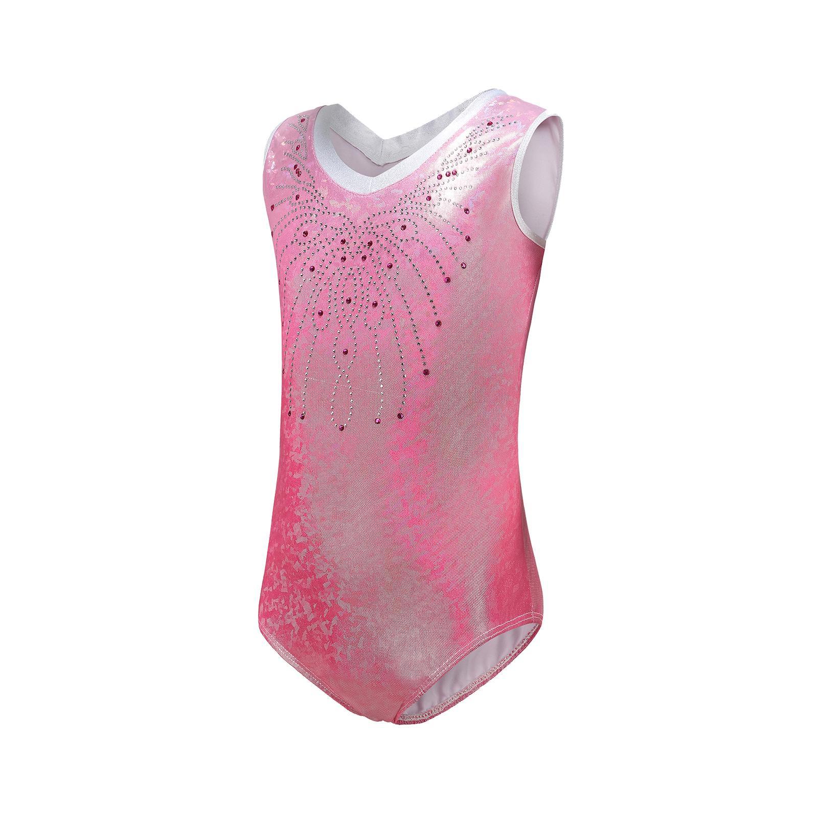 Girl Gymnastics Leotard, Kids Gym Costume Dancing Athletic Leotard, Dress Bodysuit Ballet Leotard