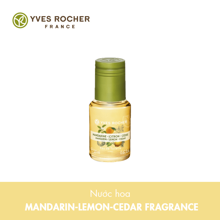 Nước Hoa Yves Rocher Mandarin-Lemon-Cedar Fragrance Mist 20ml