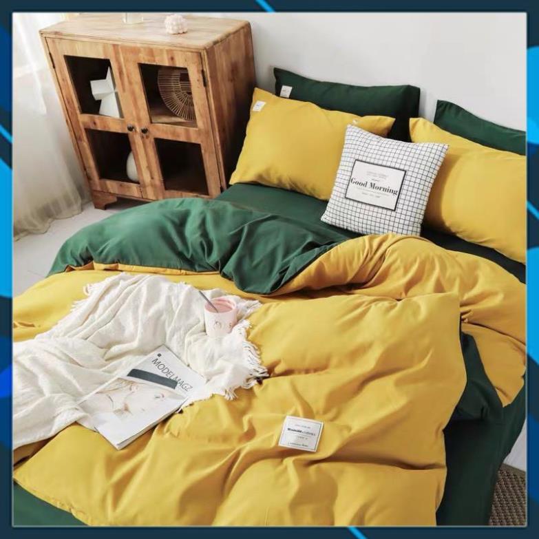 - Bộ chăn ga gối Cotton Tici chăn ga Hàn Quốc màu sắc lạ mắt miễn phí bo chun drap ga giường