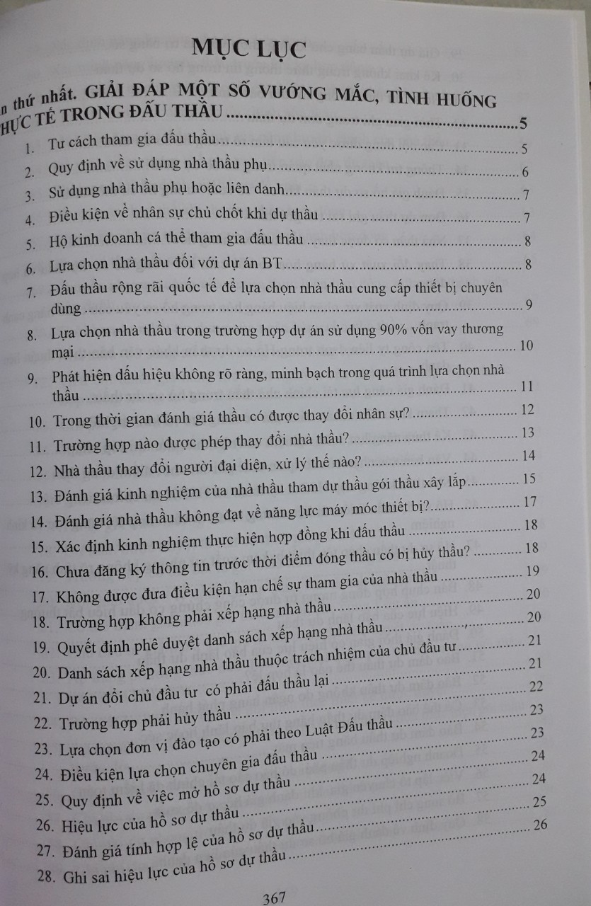 Hình ảnh Sổ Tay Tra Cứu Nghiệp Vụ Đấu Thầu - 382 Câu Hỏi Đáp Tình Huống Về Đấu Thầu Qua Mạng Chào Hàng Cạnh Tranh