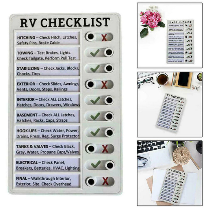 Bảng Ghi Chú Checklist Nhanh ELDER CARE, MY CHORES, RV CHECKLIST