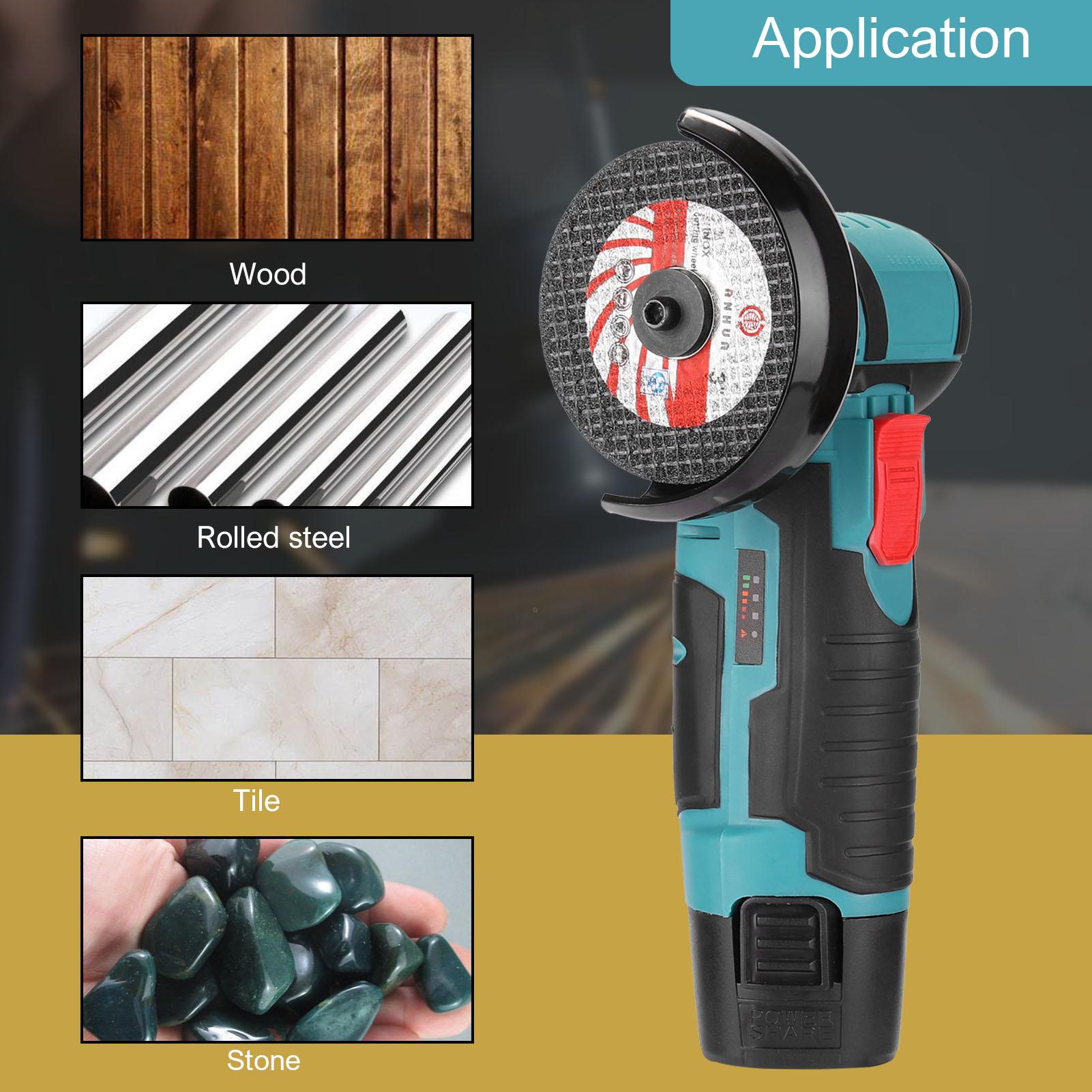 75mm Diameter 10mm Bore Grinding Disc Multifunction Electric Angle Grinder Attachment 3 Optional