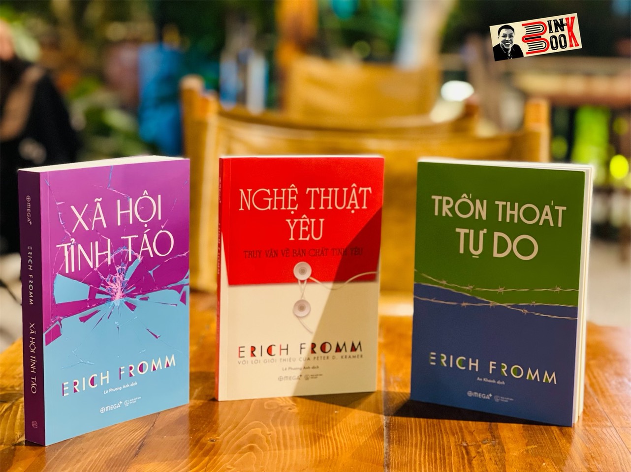 (Tặng kèm sổ tay bất kì) Combo 3 cuốn sách của Erich Fromm: XÃ HỘI TỈNH TÁO, TRỐN THOÁT TỰ DO, NGHỆ THUẬT YÊU - Lê Phương Anh, An Khánh dịch - Omega+ - NXB Thế giới