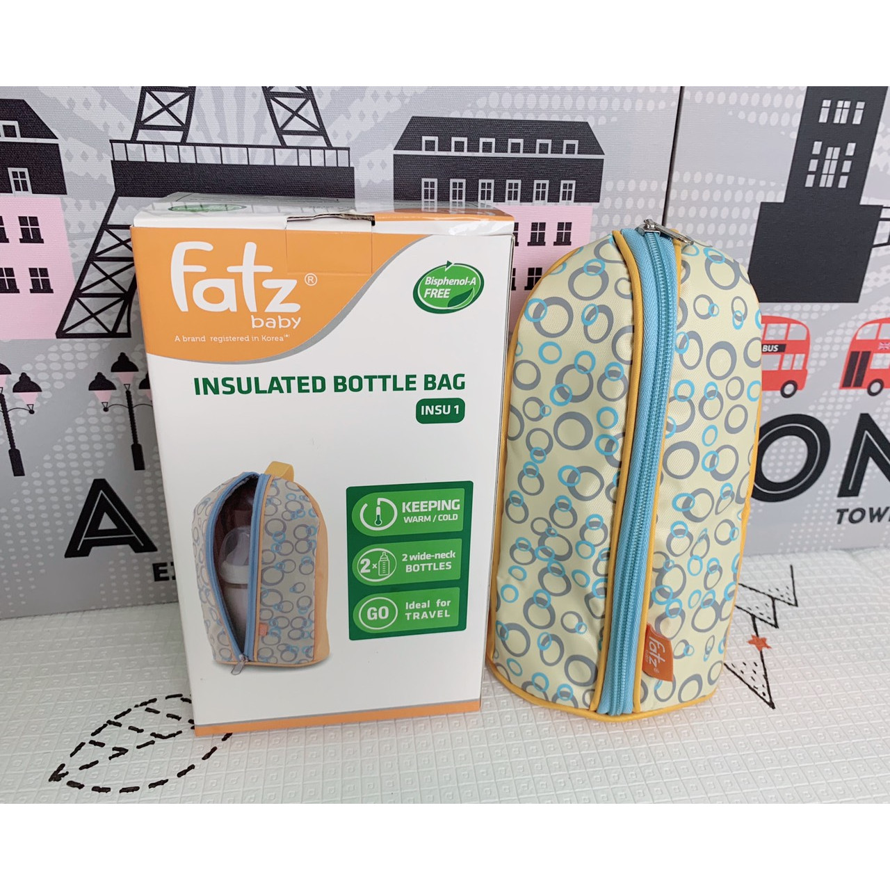 Túi giữ nhiệt bình sữa đơn Fatz FB2005SL