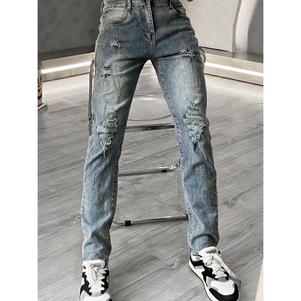 Quần jeans skinny jeans quảng châu cao cấp