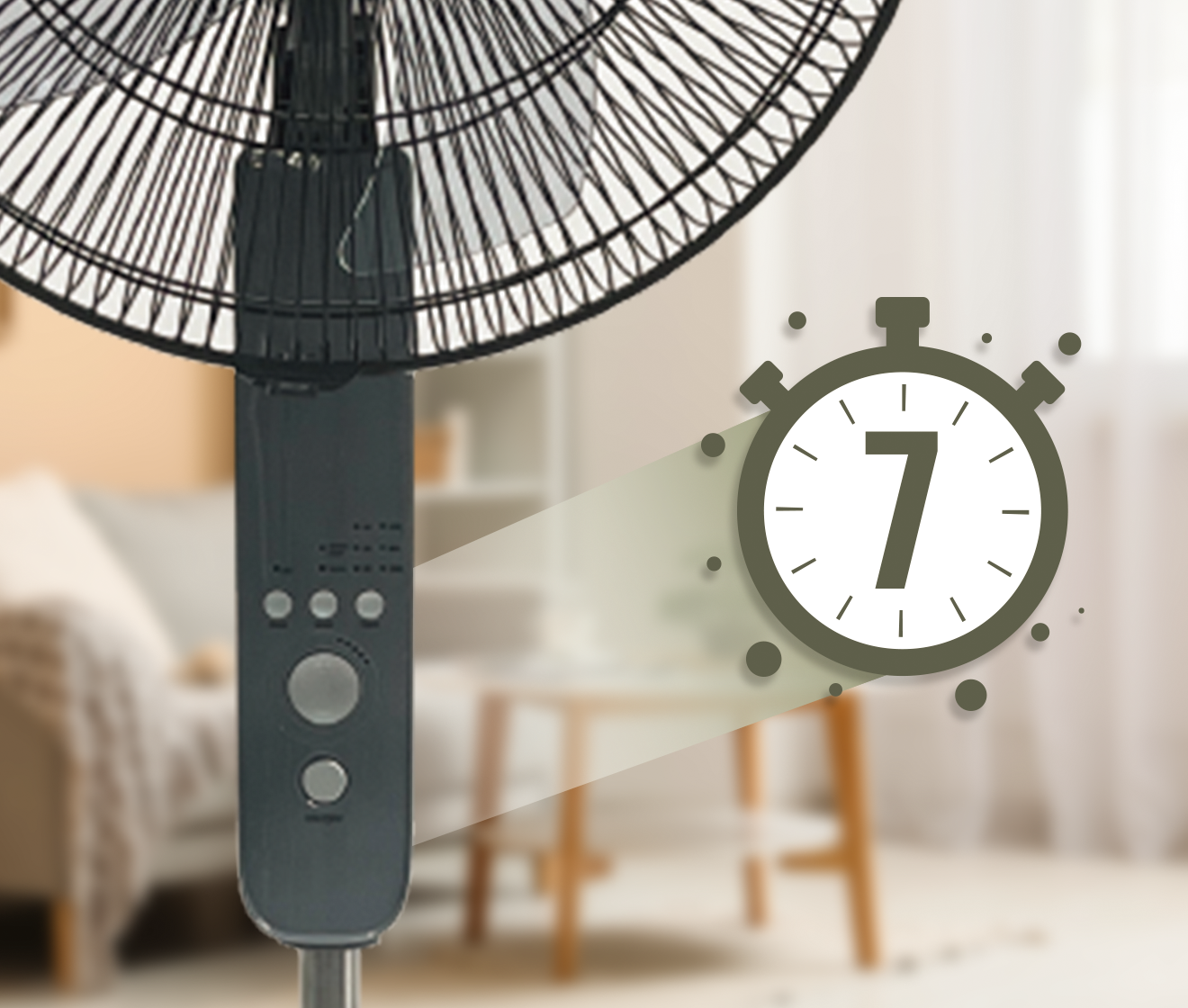 [Hàng chính hãng] Quạt đứng VEP-SF40-A12R - 3 chế độ gió - Hẹn giờ 7 tiếng - Điều khiển từ xa