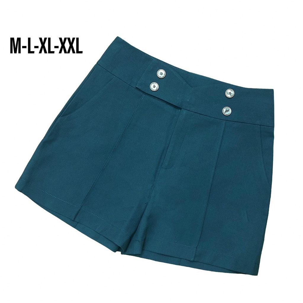 Quần Short Ngắn Lưng Cao 4 Cúc ulzzang dễ phối đồ