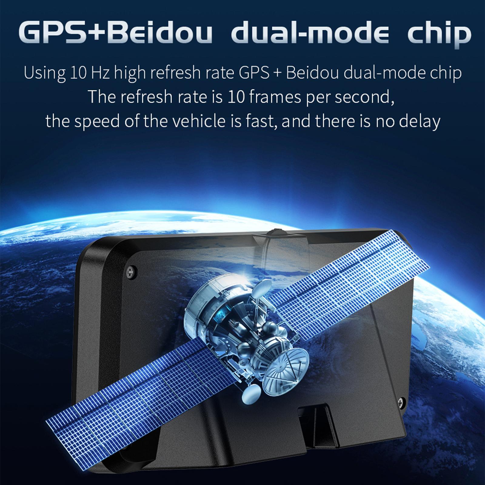 Universal HUD Head up Display Speedometer Direction 4 inch Fit for Vehicle