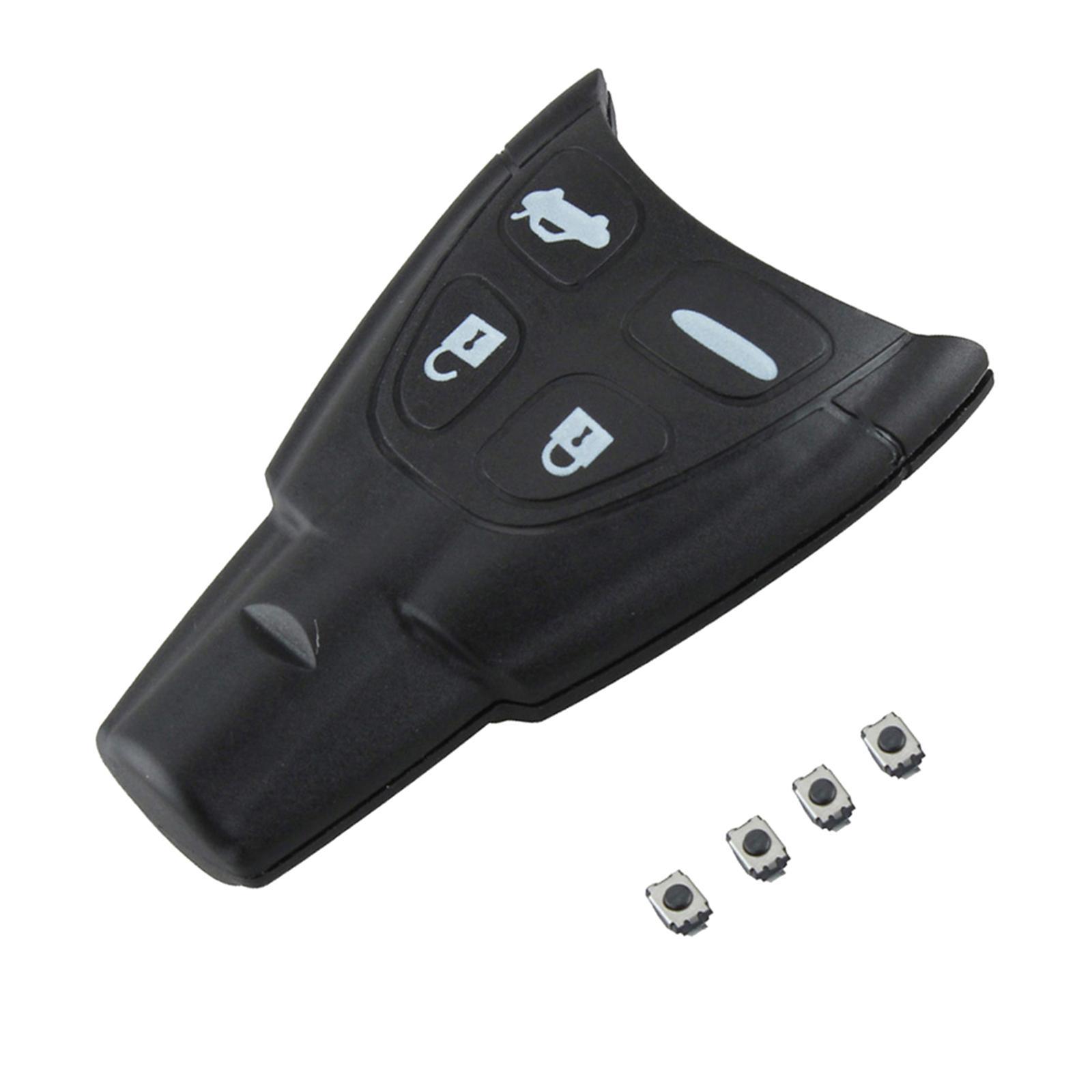 3x4 Button Remote Key FOB Case Shell Replacement for  95 9-3 9-5