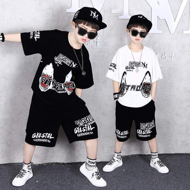 Bộ Cotton Bé Trai Bộ Thun Cộc tay Bé Trai Size Đại