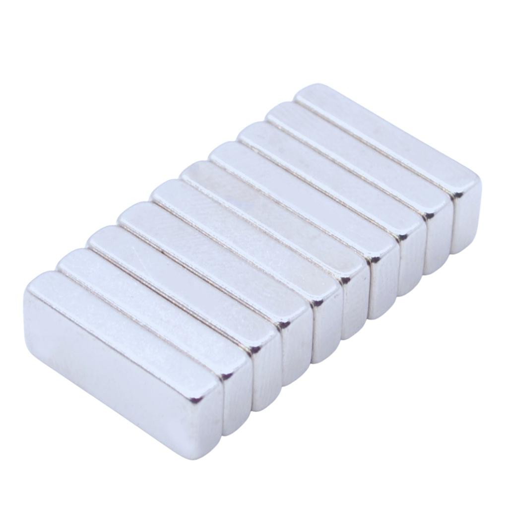 Nam châm hình chữ nhật 15x6x3mm set 10 viên