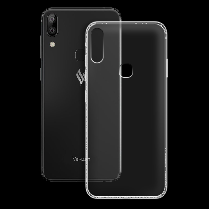 Ốp lưng cho Vsmart Active 1 Plus - 01195 - Ốp dẻo trong - Hàng Chính Hãng