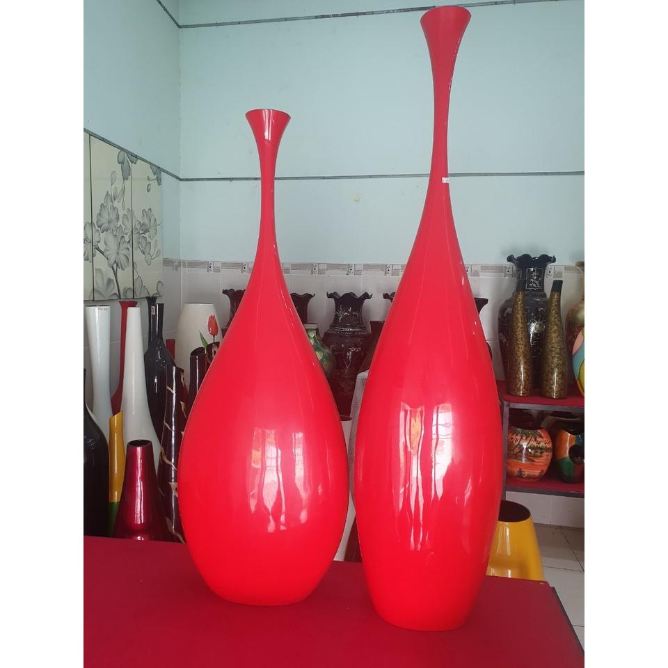 Bình sơn mài hút tài lộc cao cấp size120x44x24 cm cắm hoa, trang trí nhà cửa, văn phòng, sảnh tiệc, quà tặng đối tác