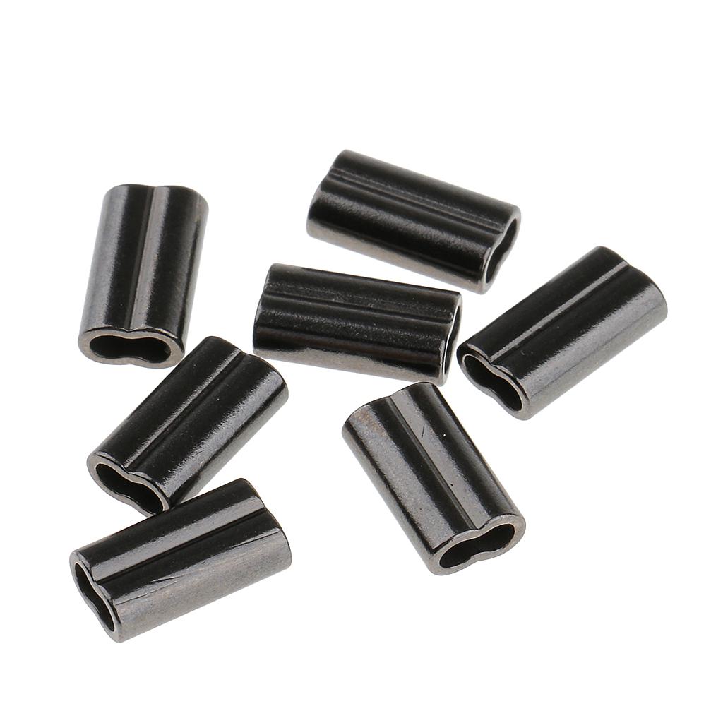 Double Barrel Copper Crimp Sleeves Fishing Crimps for Rig Making