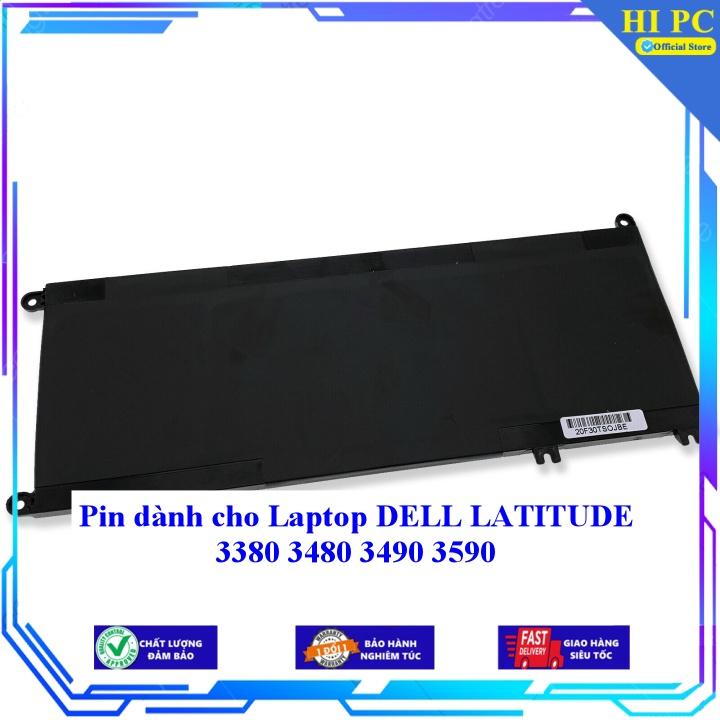 Pin dành cho Laptop DELL LATITUDE 3380 3480 3490 3590 - Hàng Nhập Khẩu
