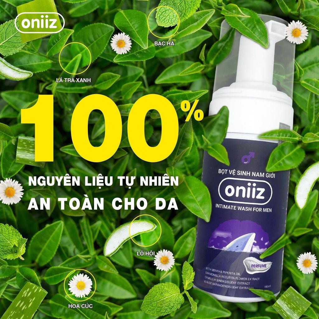 Bọt vệ sinh nam giới Oniiz - Dung dịch vệ sinh nam tạo bọt 100ml