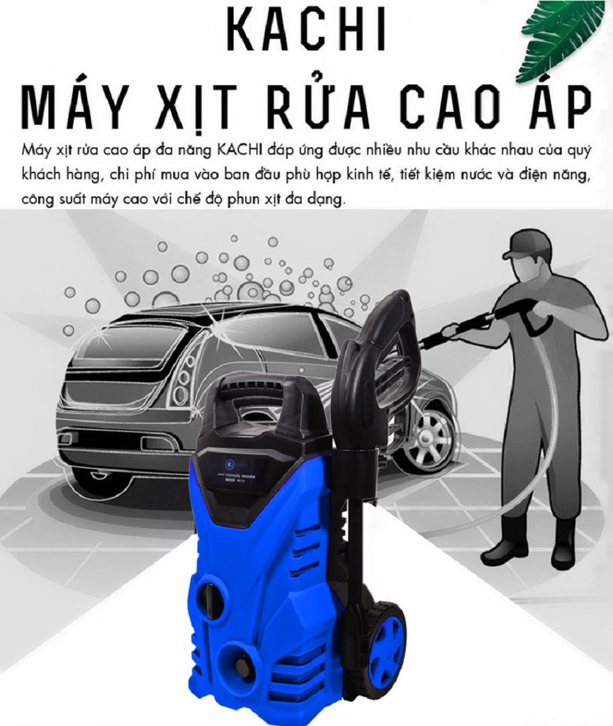 Máy xịt rửa xe cao áp Kachi MK74 (MK 74)