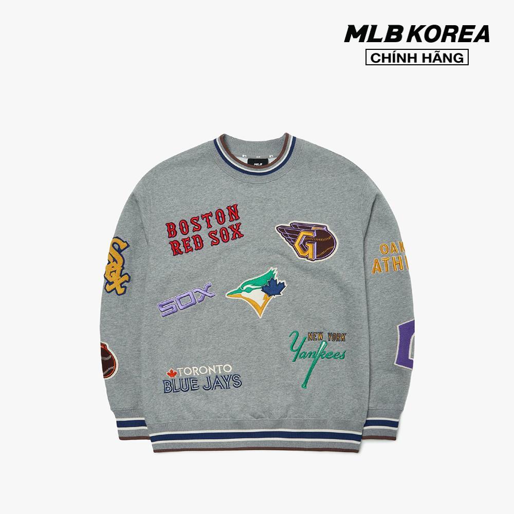 MLB - Áo sweatshirt tay dài phom suông Multi Logo Overfit 3AMTN0224