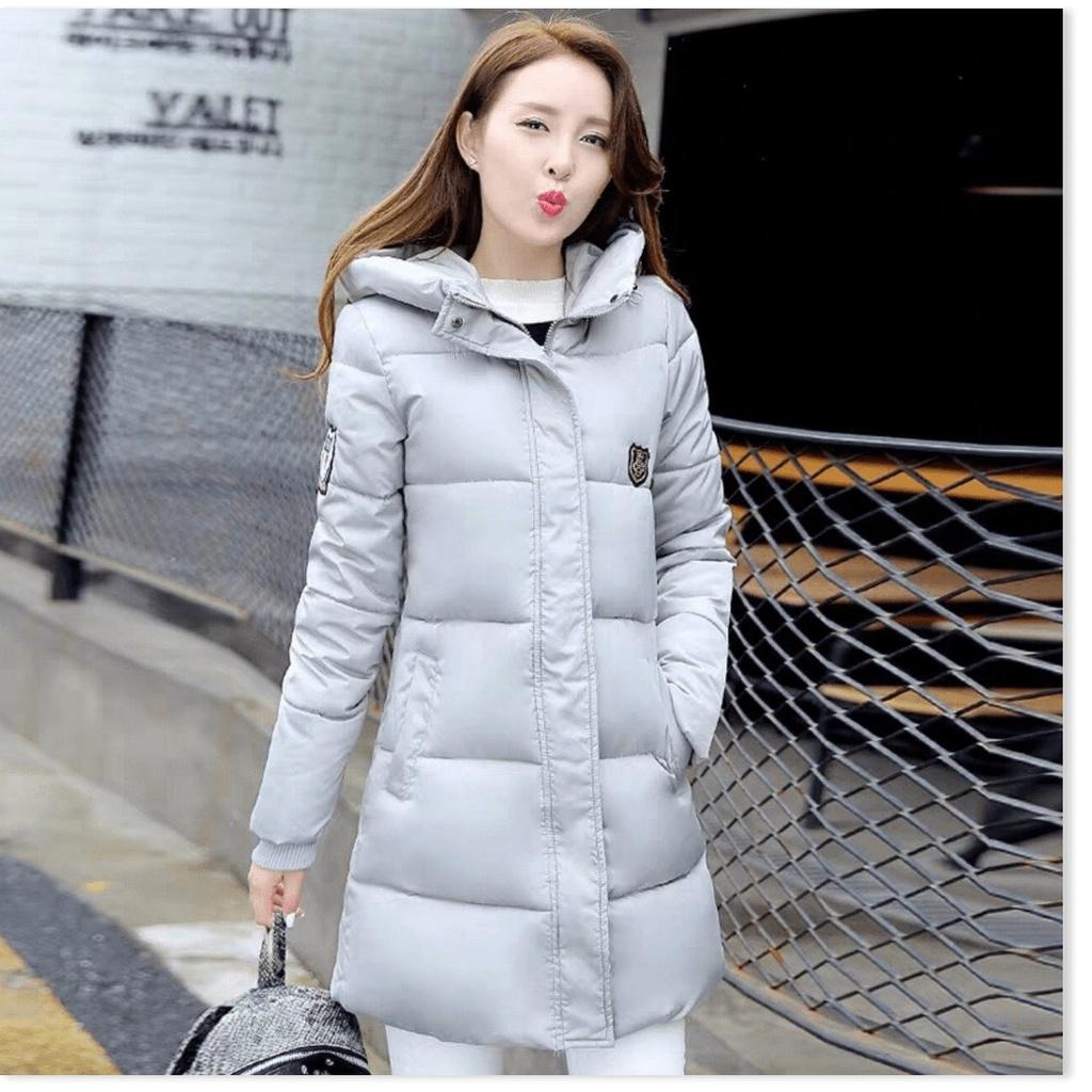 ÁO KHOÁC PHAO NỮ 3 LỚP DÁNG DÀI