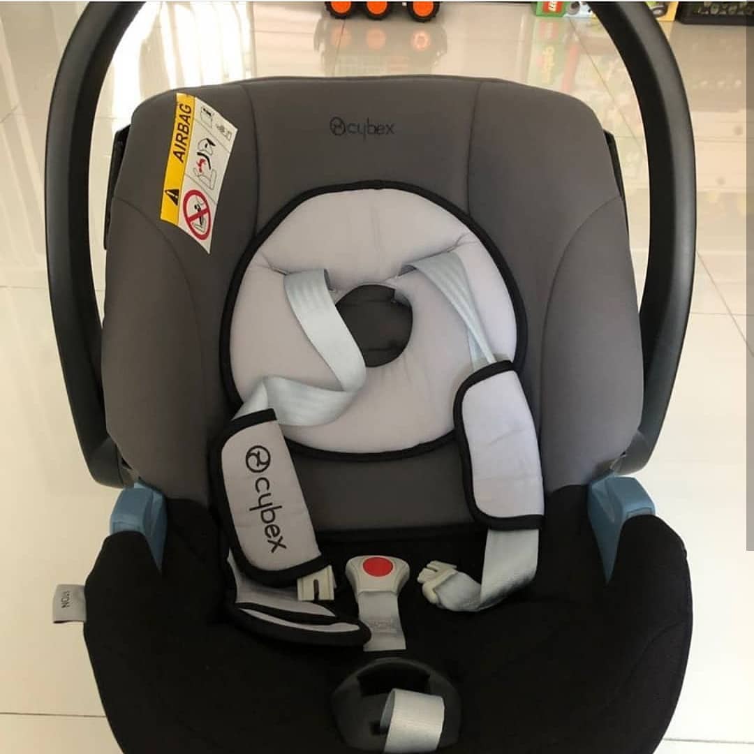 Ghế ngồi ô tô kiêm nôi xách thích hợp với xe đẩy cho bé Cybex Aton Car Seat