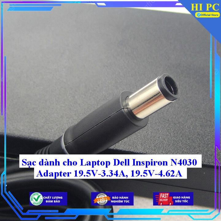 Sạc dành cho Laptop Dell Inspiron N4030 Adapter 19.5V-3.34A 19.5V-4.62A - Kèm Dây nguồn - Hàng Nhập Khẩu