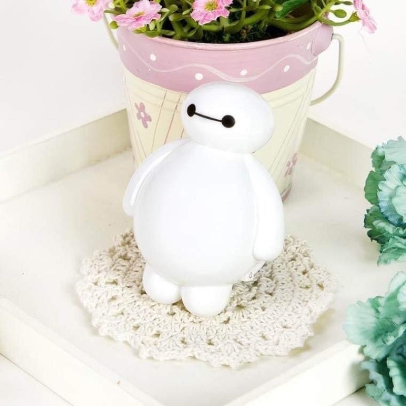 Đèn Ngủ LED Đổi Màu Độc Đáo Hình Nhân Vật Baymax Hoạt Hình Dễ Thương - JL