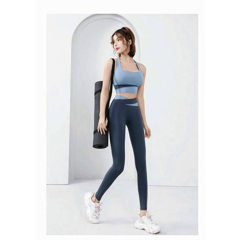 Bộ Đồ Tập Yoga Gym Thun Lạnh Cao Cấp
