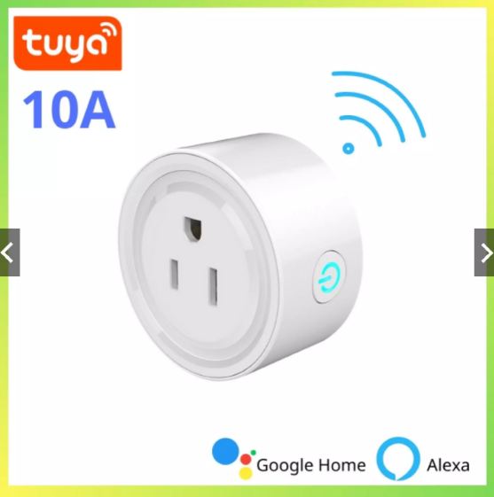 Ổ Cắm Điện Điều Khiển Qua Điện Thoại Thông Minh, App Tuya Hoặc Smart Life, 100V 220V-10A