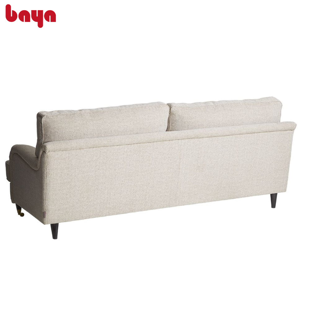 Ghế Sofa Dài Phòng Khách BAYA HACKMAN Thiết Kế Tối Giản, Sang Trọng Hiện Đại, Phần Khung Chân Ghế Gắn 2 Bánh Xe Kim Loại  Vô Cùng Chắc Chắn, Có Thể Linh Hoạt Di Chuyển