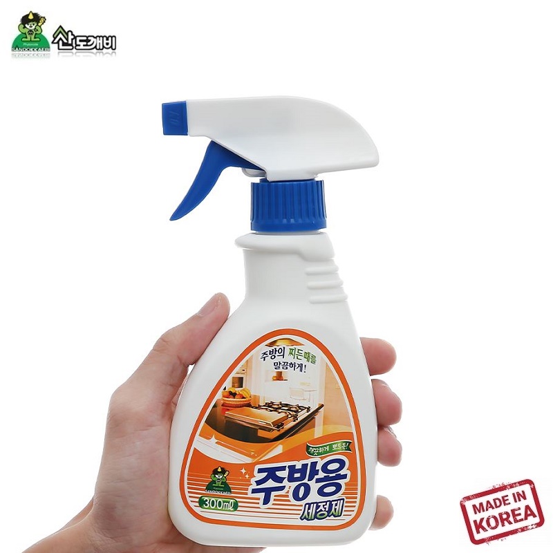 Chai xịt tẩy vệ sinh nhà bếp Sandokkaebi Hàn Quốc 300ml