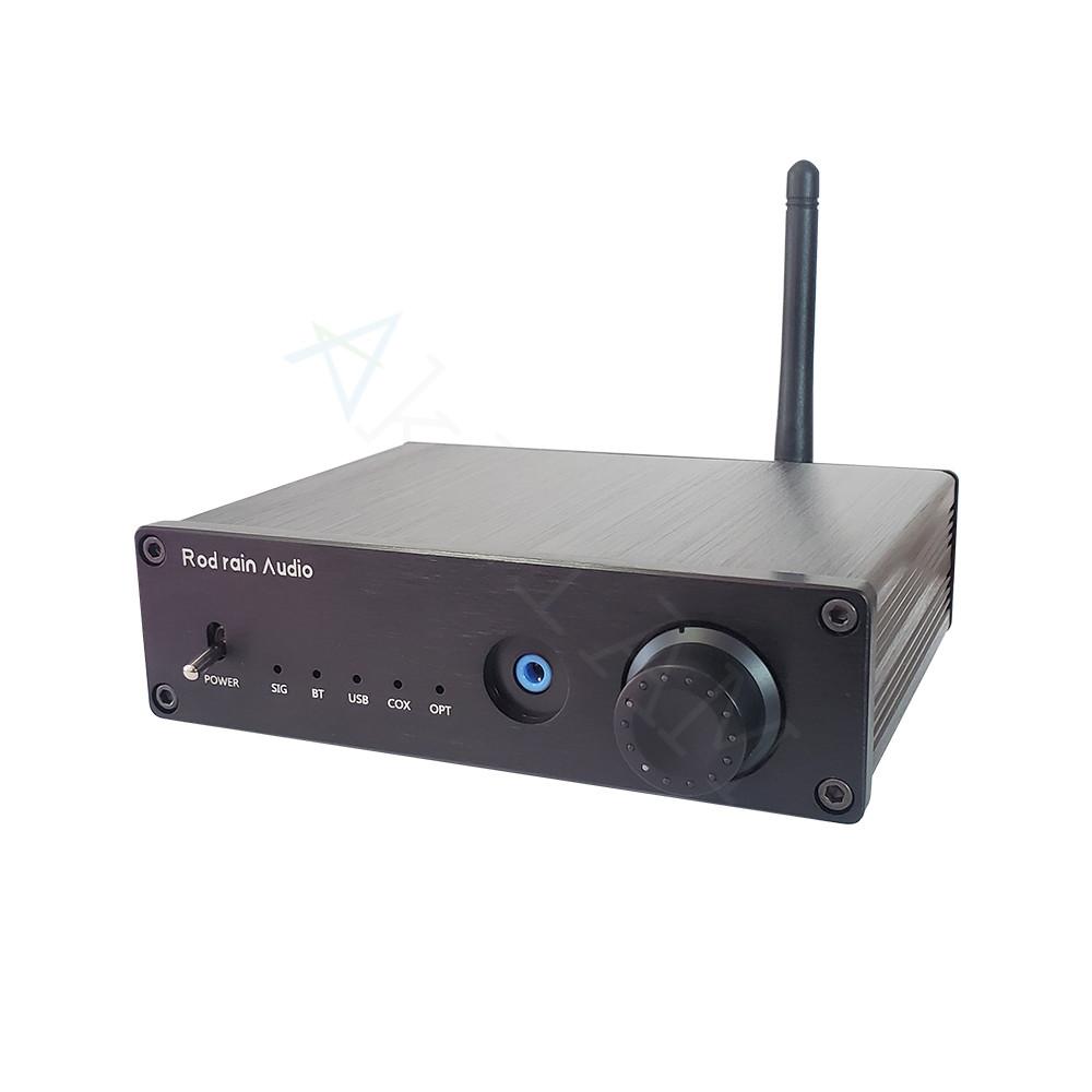 Rod Rain Audio Dual PCM1794 DAC QCC5125 Thẻ USB Bluetooth 5.1 Amanero LDAC DSD512 Bộ giải mã âm thanh HIFI Bộ khuếch đại tai nghe 600Ω