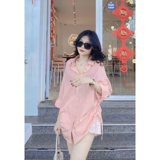 SET ÁO SƠ MI TAY DÀI PHỐI QUẦN TRẮNG