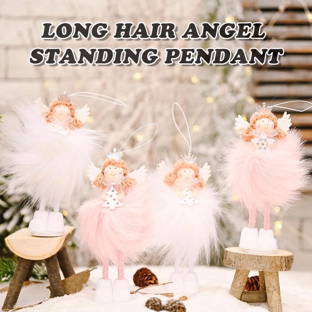 Búp Bê Thiên Thần Nhồi Bông Trang Trí Cây Thông Giáng Sinh