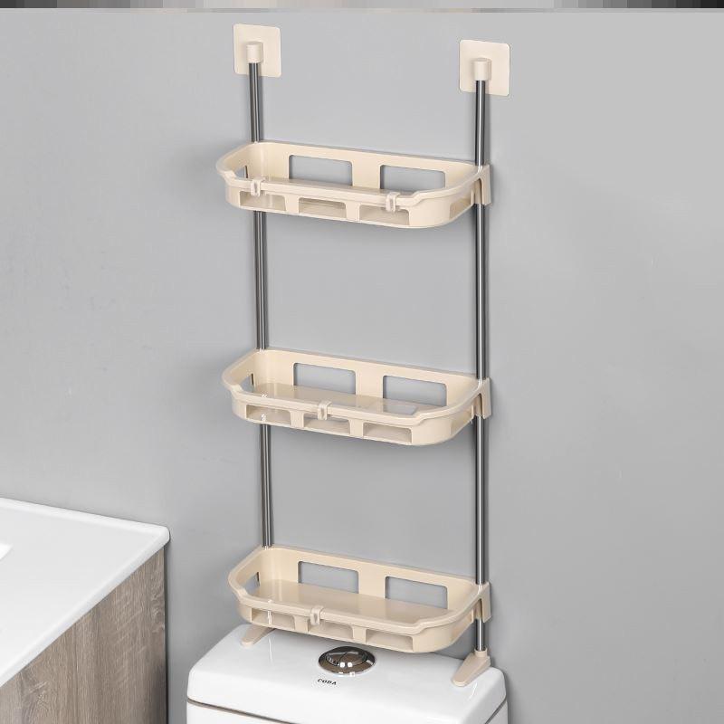 Kệ Nhà Tắm - Kệ Nhà Vệ Sinh Toilet-Kệ Để Bồn Cầu 3Tầng-Kệ Để Đồ Sau Toilet-Nhà Tắm 3 Tầng<3
