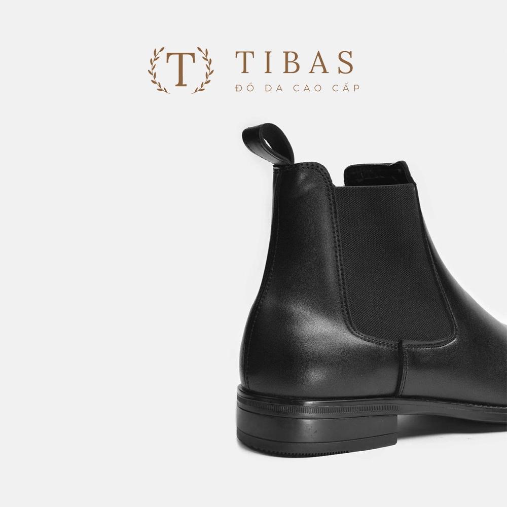 Chelsea Boots Da Xít Cao Cấp Không Nhăn Phong Cách Lịch Lãm TIBAS