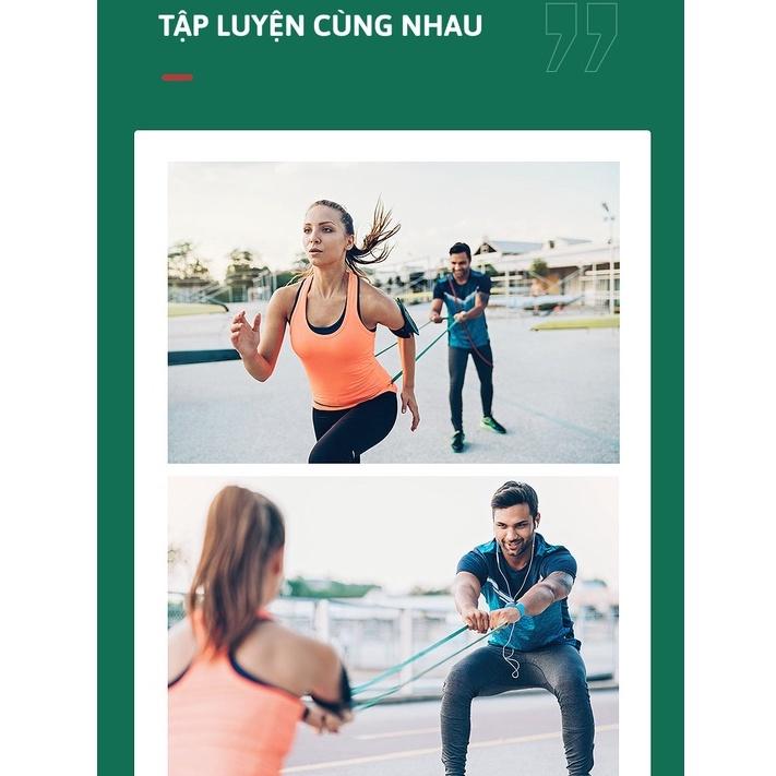 Dây kháng lực tập gym power band đàn hồi cao su tập tay chân mông vai đùi nam nữ KLP - PHONG SPORT