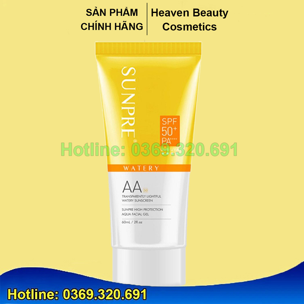 Kem chống nắng Mona Frema SUNPRE Supreme High Protection Aqua Facial Gel SPF50+/PA++++