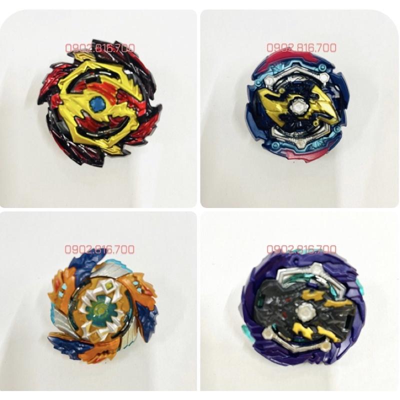 Bộ 4 Con Quay BEYBLADE vòng xoay thần tốc siêu mạnh Có Tay Cầm và Sàn Đấu Lớn 3653