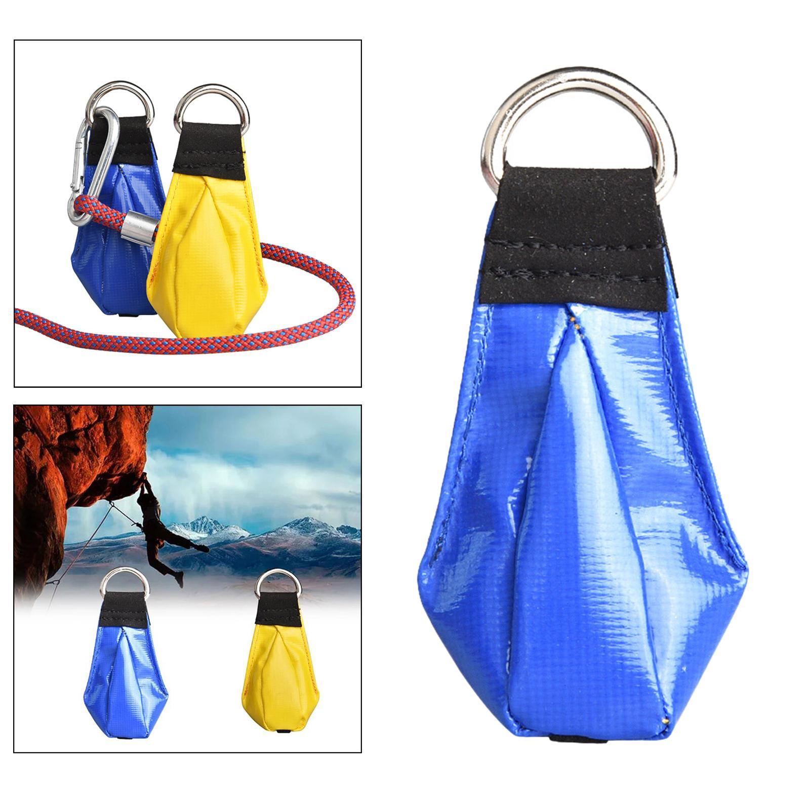 Climbing Rock Throw Weight Bag Working Throwing Rope Pouch Arborist Blue