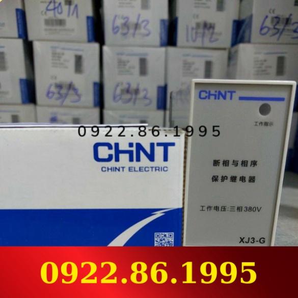 HàngNeW Rơ le bảo vệ pha chống mất pha, chống đảo pha Chint XJ3-G 380V  xịn sò mới