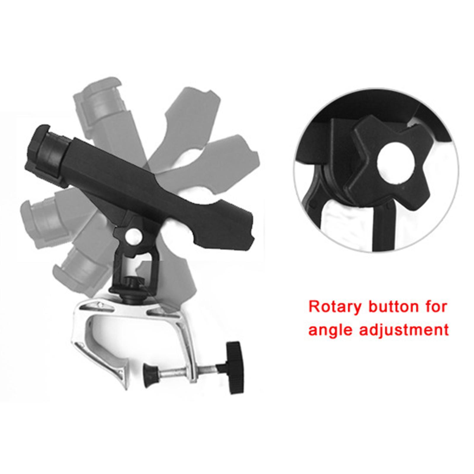 Fishing Rod Holder, Trolling Holder Stand Rotate 360 Degrees Rack Deck Mount Fishing Pole Holders Fishing Boat Rod Bracket for Canoe, Kayak