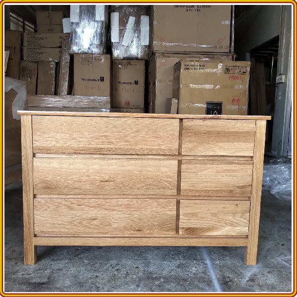 Tủ 6 Ngăn Kéo Gỗ Sồi Juno Sofa Chất Lượng