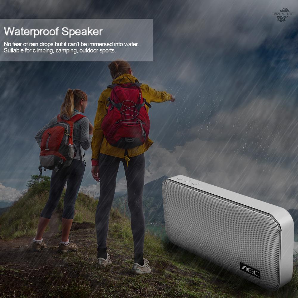 Loa Bluetooth 4.2 Không Thấm Nước Hỗ Trợ Thẻ Nhớ Tf Dung Lượng Pin 2500mah